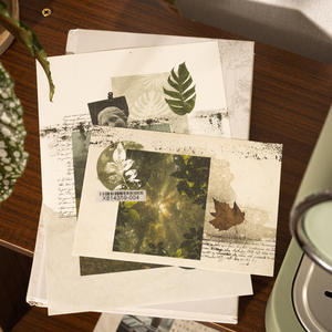 10 Hojas/paquete de Papel <span class=keywords><strong>para</strong></span> Manualidades de Gran Formato, Serie 'Sentiendo las Emociones de la Poesía', Tema Retro - Product Image 4