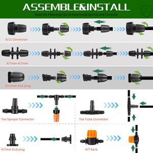 2024 Bán Buôn Xu Hướng Tùy Chỉnh 50M Nhỏ Giọt Thủy Lợi Kit Micro Hệ Thống Thủy Lợi Cho Vườn - Product Image 6