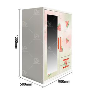 Proveedor de fábrica Armario de acero 2 Puerta Armario de acero Almirah en <span class=keywords><strong>Dubai</strong></span> Armario de acero Compras en línea - Product Image 4