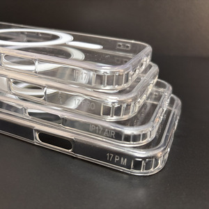 Thực tế Hot Bán chống sốc trong suốt bìa cho <span class=keywords><strong>Iphone</strong></span> 17 không khí 17 Pro từ tính không dây sạc điện thoại trường hợp mới - Product Image 6