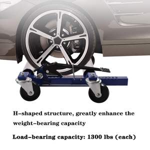 1500 Lbs <span class=keywords><strong>Auto</strong></span> Vehículo Posicionamiento Acero Rueda de coche <span class=keywords><strong>Dolly</strong></span> Patines Automotriz <span class=keywords><strong>Auto</strong></span> Dollies Lift Dispositivo móvil Jack - Product Image 3
