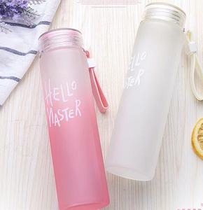 All'ingrosso della fabbrica la mia bottiglia di vetro per ragazze bollitore Pop-up Spray per <span class=keywords><strong>bambini</strong></span> e studenti all'aperto portableshstraw bottiglia di acqua 500ml - Product Image 5