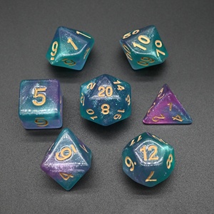 Precio <span class=keywords><strong>de</strong></span> fabricantes azul blanco <span class=keywords><strong>DND</strong></span> dados acrílicos poliédricos para juegos <span class=keywords><strong>de</strong></span> rol - Product Image 6