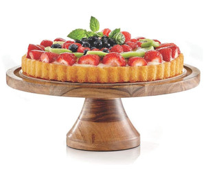 Soporte de Madera de Alta Calidad para Servir en la Cocina y Exhibir Pasteles, Tabla de Quesos Cubierta y Bandeja para Servir Repostería - Product Image 6