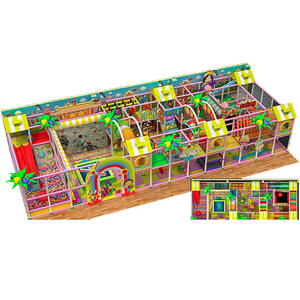 Tongyao Forest Theme <b>Indoor</b> Playground Jungle Gym for Children <b>Slide</b> 500kg Capacity for Daycare Shopping Malls - Product Image 4