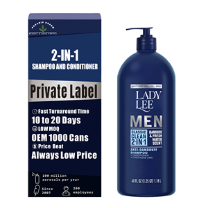 OEM/ODM Shampoing & Après-Shampoing 2-en-1 Homme à la Caféine – Pour <span class=keywords><strong>soin</strong></span> quotidien et renforcement capillaire. - Product Image 1