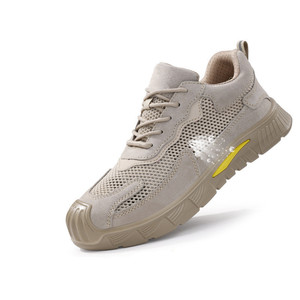 Zapatos <span class=keywords><strong>de</strong></span> Seguridad para Hombre, <span class=keywords><strong>de</strong></span> Terciopelo, Cuero y Lona, Resistentes a Impactos y Perforaciones, Venta al Por Mayor para Entornos Laborales, Aptos para las Cuatro Estaciones - Product Image 5
