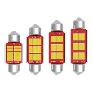 12 V Ohter Autobeleuchtung Zubehör weiß 31 mm 36 mm 39 mm 41 mm Festoon Auto-LED-Leuchten Canbus 4014 C5W Kuppellampe Autoinnenbeleuchtung