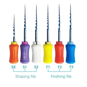 Tandheelkundige endodontie <span class=keywords><strong>NiTi</strong></span> metaal warmte-geactiveerde handmatige <span class=keywords><strong>super</strong></span> voorgevormde rotatievijl SX-F3 21/25mm ISO13485/CE gecertificeerd - Product Image 4