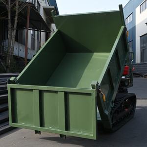 1, 5ton situs konstruksi teknik Dumpers Mini batu <span class=keywords><strong>Crawler</strong></span> truk sampah kendaraan Diesel karet <span class=keywords><strong>Crawler</strong></span> Transporter - Product Image 5