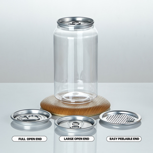 Vật liệu cao cấp rõ ràng trong suốt chai Cà Phê Cốc nhựa PET nhựa soda có thể chai nhựa với con dấu dễ dàng dễ dàng mở nắp - Product Image 2