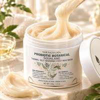 Masque pour les pieds auto-chauffant à base de plantes fermentées avec squalane, soin hydratant en profondeur et adoucissant pour les pieds et les talons secs OEM ODM