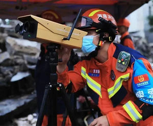 Télémètre <span class=keywords><strong>laser</strong></span> portable LSJ YZ-120, dispositif de surveillance portable personnalisable pour les déplacements structurels, assurant la sécurité et le sauvetage - Product Image 3