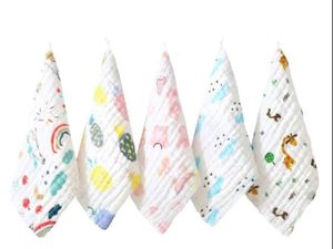 Babero de Muselina de Algodón para Bebé, en Forma de Flor, Doble Capa, Ultra Suave, Absorbente, para Recién Nacidos, Personalizado, Ecológico, Plegable y Transpirable - Product Image 6