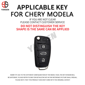 Custodia chiave per auto custodia per Chery ARRIZO7 E3 E5 A3 <span class=keywords><strong>A5</strong></span> Tiggo 2 3 5 3X Fulwin2 Eastar accessori senza chiave - Product Image 6