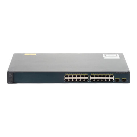 Used 3560 V2 WS-C3560V2-24TS-E V07 24x RJ45 10/100/1000 SWITCH
