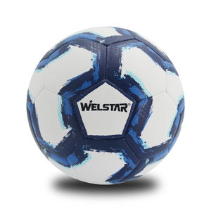 Высококачественный полиуретановый блестящий кожаный футбольный мяч, индивидуальный логотип, сшитый футбольный мяч, размер 5, 4, 3, BSCI/SEDEX - Product Image 5