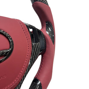 Accesorios para Auto: Volante de Cuero Rojo y Fibra de Carbono para <span class=keywords><strong>Lexus</strong></span> IS/ES/RC ES350 ES300 IS300 IS350 - Product Image 5