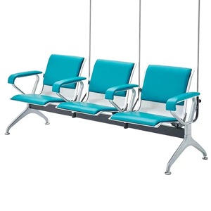Sillas de espera para hospitales con asientos en fila y pasamanos para clínicas, salas de infusión, áreas públicas y uso comercial. - Product Image 5