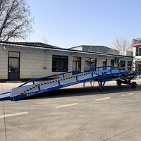 LANSHENG Rampe de quai mobile hydraulique en acier 10, 12 et 15 tonnes, Pont de franchissement pour voitures, Vente directe usine