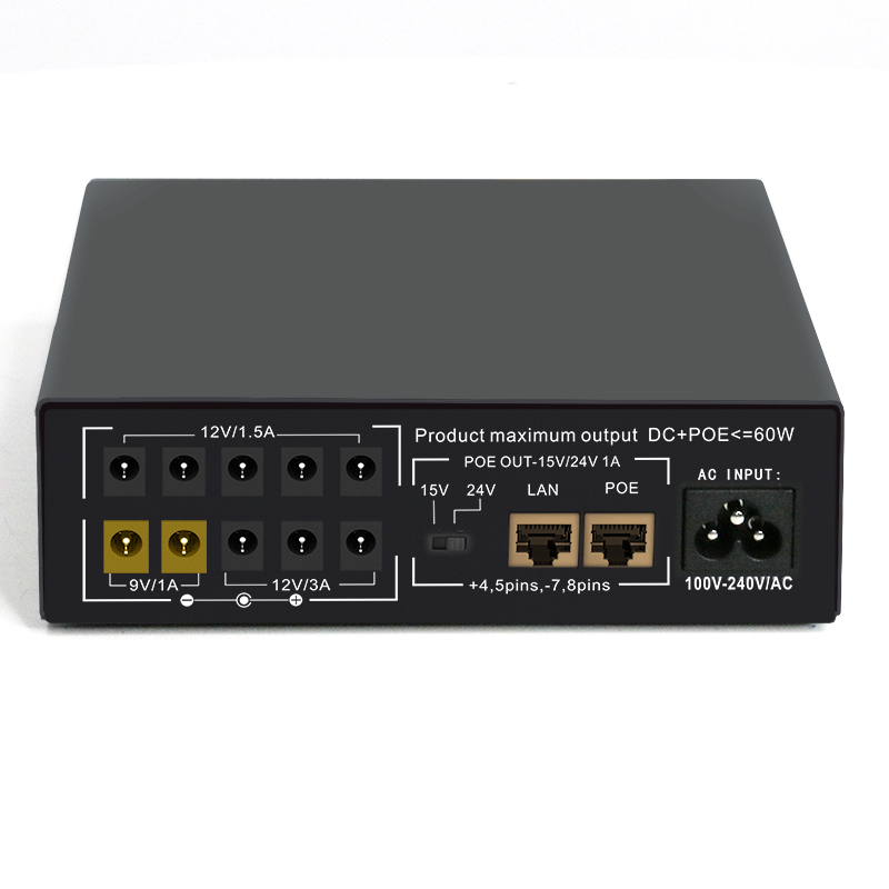 SKE мини POE60W портативный мини DC Источник бесперебойного питания POE Мини ноутбук источник бесперебойного питания
