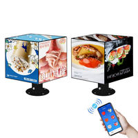 Nouvelle conception de cube magique à 4/5/6 faces, écran LED de table intérieur, écran d'affichage pour comptoir, table mobile pour DJ, table pour hôtel, mariage, fête, bar