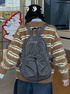 Zaino chic a pois in stile coreano per donna, borsa da scuola casual e versatile, zaino da viaggio leggero per studenti delle scuole medie - Product Image 2
