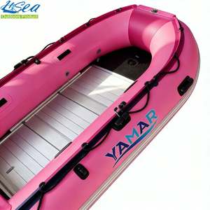 Nuovo Design Hisea, Gommone Gonfiabile Personalizzato da 4m per 5 Persone con Tettuccio per la Pesca, Prodotto in Cina a Weihai - Product Image 5