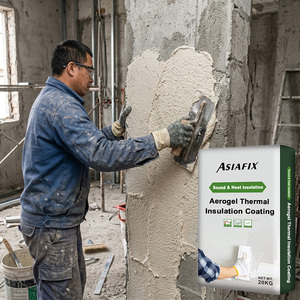 Plâtre <span class=keywords><strong>isolant</strong></span> en aérogel à faible conductivité thermique et hydrofuge pour murs et toitures, prix d'usine - Product Image 1