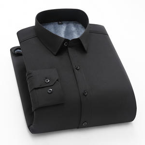 Camicia Termica a Maniche Lunghe da <span class=keywords><strong>Uomo</strong></span>, Stile Imbottito Autunno/Inverno 2024, Nuovo Modello Coreano con Bottoni, Camicia Formale Casual per Affari - Product Image 3