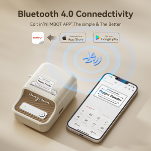 Niimbot 2022เครื่องทำฉลากแบบพกพาฟันสีฟ้ามินิเครื่องพิมพ์ฉลากความร้อนเข้ากันได้กับ IOS Android <span class=keywords><strong>B21</strong></span> - Product Image 4