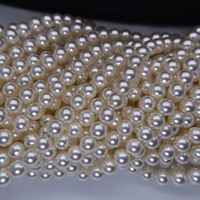 4/5/6/8/10mm Mutiara Imitasi Kaca Putih Mutiara Pinkish 650 untuk Kebutuhan Kreatif Anda Grosir Aksesoris Pakaian Sepatu Hiasan Kepala