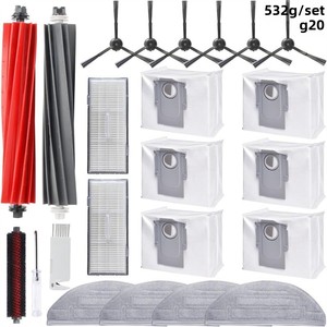 Cho roborock G20/S8 siêu ướt và khô tự động quét <span class=keywords><strong>Robot</strong></span> lọc chính bàn chải lau Rag với EU nhựa Phụ kiện điện - Product Image 1