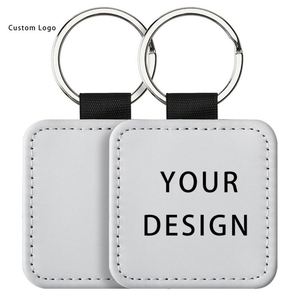 Eco-Friendly Stainless Steel <b>Keychains</b> with PU <b>Leather</b>, Custom Printing for Various Occasions - Product Image 6