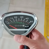 Compteur de vitesse de moto 50 MPH Tachymètre Odomètre Instrument pour DAX 70