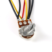 Boutons de commande métalliques pour guitare électrique avec interrupteur 5 voies, prise jack, accessoires de câblage pour instruments à cordes