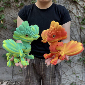 ของเล่นรูปมังกรมีปีกพิมพ์ 3 มิติ สำหรับเด็ก - ของเล่นบีบคลายเครียดพร้อมบรรจุภัณฑ์ดั้งเดิม - Product Image 5