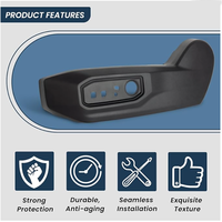 Panneau de garniture de siège conducteur compatible avec Toyota Tundra Sequoia 2022-2026, siège gauche, remplace 71806-0C102-C0 71806-0C101-C0
