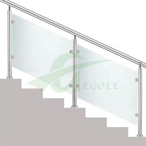 Main courante en acier inoxydable de style moderne <span class=keywords><strong>Inox</strong></span> 304, balustrades et rampes pour balcon, terrasse et escalier en verre - Product Image 6