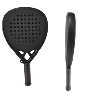 Raquettes de paddle-tennis de premier rang, surface en fibre de carbone 12k avec mousse à mémoire de forme EVA, légères, raquette de paddle-ball