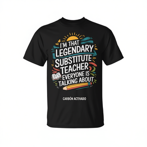 Camiseta para profesores sustitutos, diseño legendario para educadores - Product Image 2