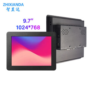 Kích thước nhỏ 9.7/10 inch nhúng Màn hình <span class=keywords><strong>LCD</strong></span> màn hình cảm ứng <span class=keywords><strong>1024</strong></span>*768 cho ngành công nghiệp thiết bị tự động với HD VGA inport - Product Image 1