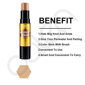 Meilleures ventes Marque privée 4 couleurs disponibles Correcteur de nœuds de perruque avec pinceau, sans décoloration, stylo teintant pour dentelle capillaire - Product Image 4