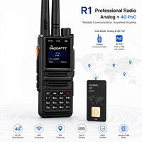 Radio bidirectionnelle portable GaodaPTT 4G analogique et numérique double mode 4G LTE VHF UHF Zello avec clavier complet et carte SIM