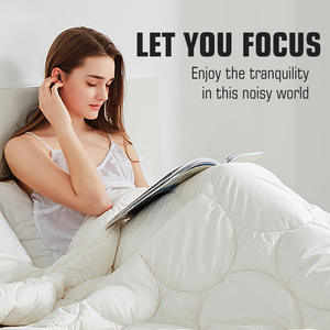 Bouchons d'oreilles en silicone souple avec réduction du bruit de 32 dB <span class=keywords><strong>pour</strong></span> <span class=keywords><strong>dormir</strong></span>, réutilisables, type <span class=keywords><strong>bandeau</strong></span>, intrinsèquement sûrs, avec étui de transport - Product Image 3