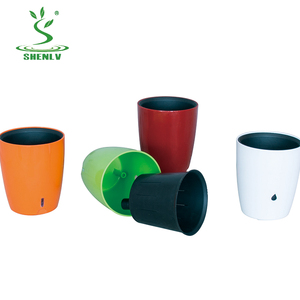 Vuelos de macetas de plástico al por mayor de plástico macetas de flores de Color olla - Product Image 1