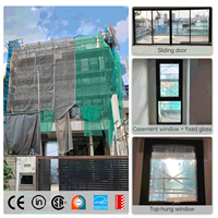 EEOKO États-Unis Projet de rénovation de villa moderne Portes coulissantes en aluminium Fenêtres à battants Vitres fixes et fenêtres suspendues Sur mesure