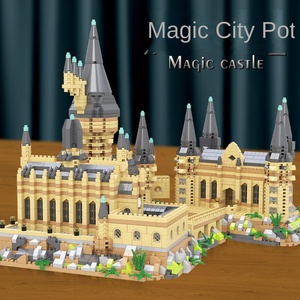Cho Harry Potter lâu đài xây dựng khối thiết lập huyền diệu mô hình thế giới gạch sáng tạo xây dựng đồ chơi cho bé trai và bé gái - Product Image 1