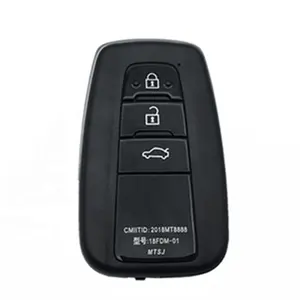 3 बटन रिमोट कंट्रोल कार टोयोटा के लिए स्मार्ट कुंजी खोल मामले एफओबी सी-घंटा RAV4 प्रियस केमरी 2018 2019 HYQ14 FBC / FBE