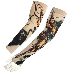 Nuevas Mangas Protectoras de Brazo Estilo Seamless con Estampado de Tatuaje para Ciclismo y Actividades al Aire Libre, Protección Solar, para Hombre y Mujer, de Nylon/Cachemira - Product Image 2